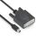 Premium Aktives 2K mini DisplayPort / DVI Kabel – 1,50m, schwarz