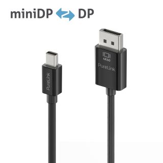 Premium 4K mini DisplayPort / DisplayPort Kabel – 3,00m, schwarz