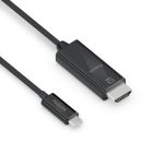 Premium Active 4K USB-C / HDMI Kabel - 3.00m, schwarz