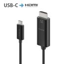 Premium Aktives 4K USB-C / HDMI Kabel ? 2,00m, schwarz