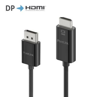 Premium Active 4K DisplayPort / HDMI Kabel - 1.50m, schwarz