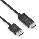 Premium Active 4K DisplayPort / HDMI Kabel - 1.50m, schwarz