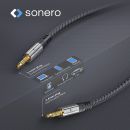 Premium 3,5mm Klinke Stereo Audio Kabel mit geraden Steckern und Nylongeflecht – 2,00m