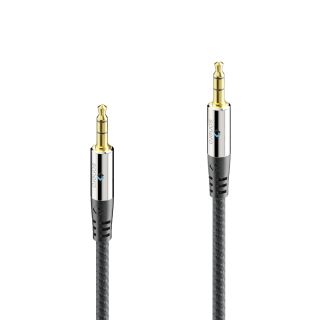 3.5mm Audiokabel Nylon 0.5m