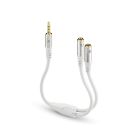 Premium Headset Audio Splitter / Y-Adapter Kabel –...