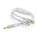 Premium Headset Audio Splitter / Y-Adapter Kabel –...