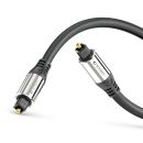 Premium optisches S/PDIF Toslink Kabel mit geraden Steckern – 0,50m