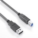 Premium Aktiv USB 3.2 USB-A / USB-B Kabel - 5,00m