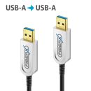 USB 3.2 USB-A AOC Glasfaserkabel, 50.00m