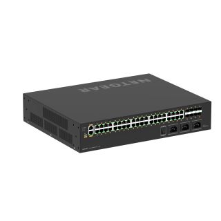 NETGEAR AV Line Managed Switch, 40x 1G, Ultra90 PoE++, 802.3bt, 2880W und 8x SFP+, M4250-40G8XF-PoE++