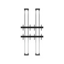 Boden-Decken-Halterung, modular 2x2, für 50-57"...