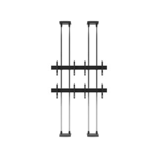 Boden-Decken-Halterung für 4x 42-47" Bildschirme