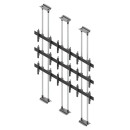 Boden-Decken-Halterung, modular 3x3, für 42-47" Bildschirme