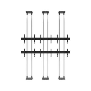 Boden-Decken-Halterung, modular 3x2, für 42-47" Bildschirme