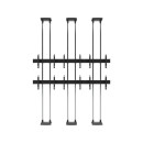 Boden-Decken-Halterung, modular 3x2, für 42-47"...