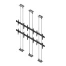 Boden-Decken-Halterung, modular 3x2, für 42-47" Bildschirme