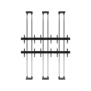 Boden-Decken-Halterung, modular 3x3, für 50-57" Bildschirme