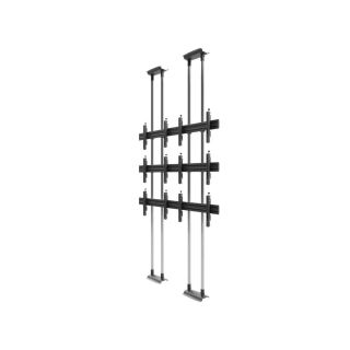 Boden-Decken-Halterung, modular 2x3, für 50-57" Bildschirme