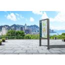 Portrait Outdoor Kiosk 55" Samsung OHF