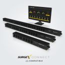 SurgeX "Vertical Series+" Smart PDU, 24 Ausgänge, 230V/16A