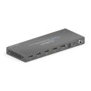 1x4 HDMI 2.1 Splitter - 48Gbps mit Scaler und Audio...