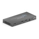 1x2 HDMI 2.1 Splitter - 48Gbps mit Scaler und Audio...