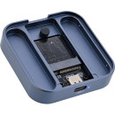 InLine® Clip Case - Magnetisches USB-C Gehäuse für SATA III & NVMe M.2 SSDs