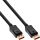 InLine® DisplayPort 1.4 Kabel, schwarz, vergoldete Kontakte, 1,5m