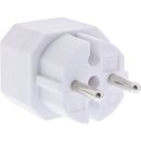 InLine® Steckdosenadapter, Schutzkontakt Stecker an...