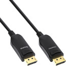 InLine® DisplayPort 2.1 AOC Kabel, UHBR, schwarz, 20m