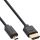 InLine® Slim Ultra High Speed HDMI Kabel, 8K4K, A St. / D St. (Micro), 1m