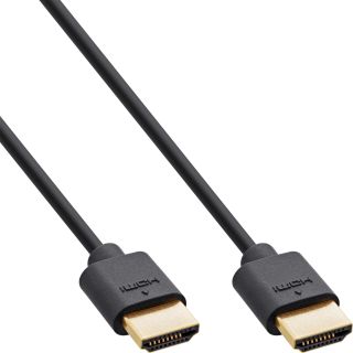 InLine® Slim Ultra High Speed HDMI Kabel, 8K4K, Stecker / Stecker, 2m