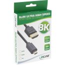 InLine® Slim Ultra High Speed HDMI Kabel, 8K4K, A St....