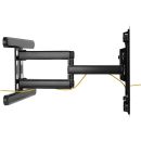 InLine® Premium Aluminium Wandhalterung, für Flach-TV (37-80"), schwarz