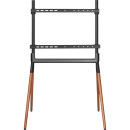 InLine® woodstand Studio TV-Standfuß, für Display 49"-70" (124-178cm), max. 40kg