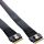 InLine® Slim SAS Kabel, SFF-8654 8i zu SFF-8654 8i, 48 Gb/s, 1m