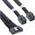 InLine® Slim SAS Kabel, SFF-8654 8i zu 2x SFF-8643, 0,5m