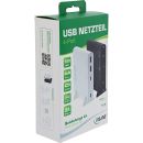 InLine® USB Netzteil, GaN Ladegerät, 4-Port, 2x USB-C + 2x USB-A, 120W, schwarz