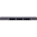 InLine® Slim USB-C Hub, 4-Port, USB 3.0 + 3x USB 2.0, schmale Bauform