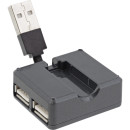 InLine® USB 2.0 4-Port Hub, USB-A Stecker auf 4x...