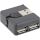 InLine® USB 2.0 4-Port Hub, USB-A Stecker auf 4x USB-A Buchse, Kabel 4cm