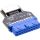 InLine® USB 3.0 Mainboard zu USB 3.2 Typ-E Key-A Adapter intern