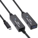 InLine® USB 3.2 Gen.1 Aktiv-Verlängerung, USB-C...