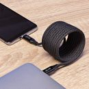 InLine® Magnetic USB-C Kabel, USB-C Stecker/Stecker, 100W, schwarz, 1,5m