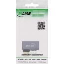 InLine® USB4 Adapter, USB-C Stecker/Buchse rechts/links gewinkelt, Alu, grau