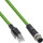 InLine® Industrie Netzwerkkabel, M12 4-pin D-kodiert St. zu RJ45 St., PUR, 20m