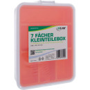 InLine® Kleinteilebox, 7 Fächer, Abmessungen: 180x140x40mm, orange