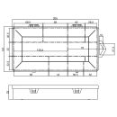 InLine® Kleinteilebox, 10 Fächer, Abmessungen:...