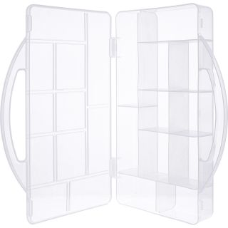 InLine® Kleinteilebox, 11 Fächer, Abmessungen: 271x186x40mm, transparent