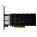 InLine® Dual 10-Gigabit Netzwerkkarte, 2x RJ45 10Gb/s, PCIe x8